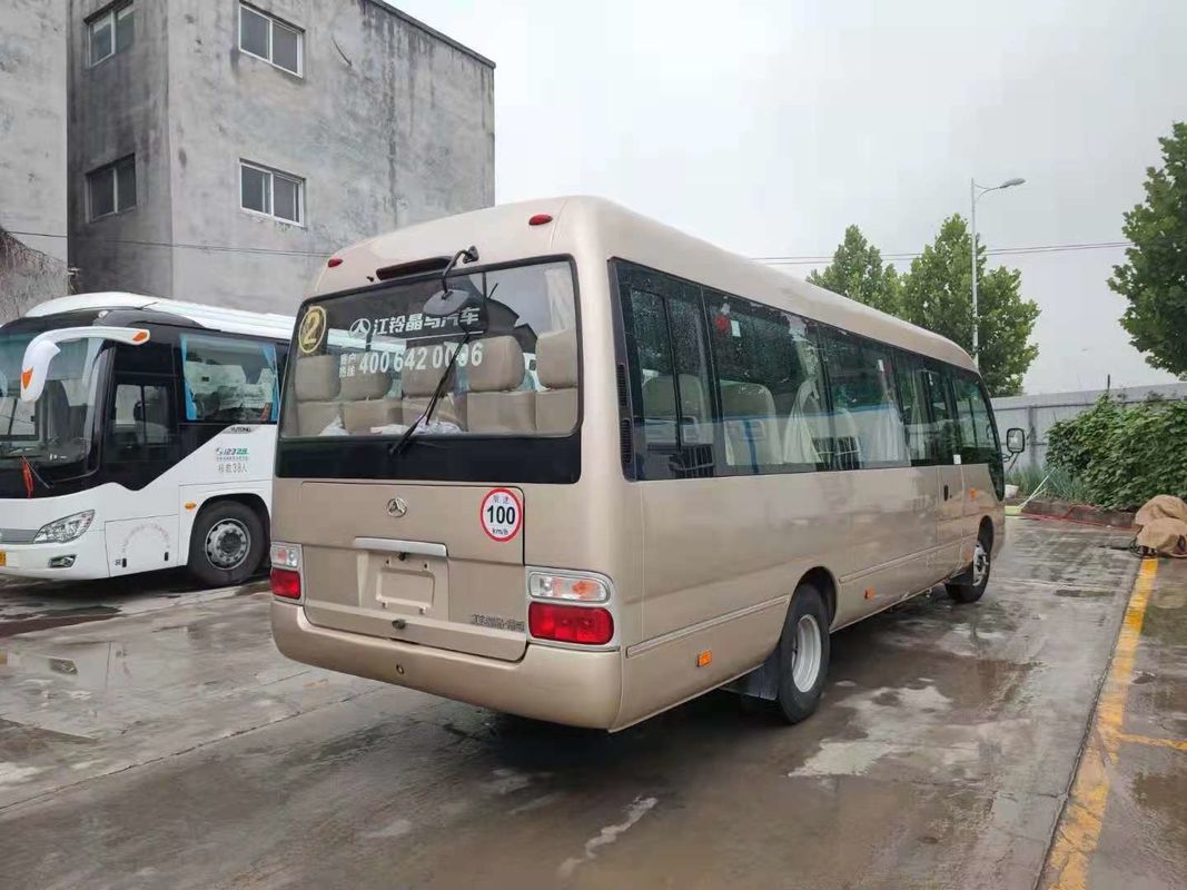 2020 বছর 32 আসন জিয়াংলিং কোস্টার বাস, ব্যবসার জন্য ব্যবসায়িক আসন সহ মিনি বাস কোস্টার বাস ব্যবহার করা হয়েছে