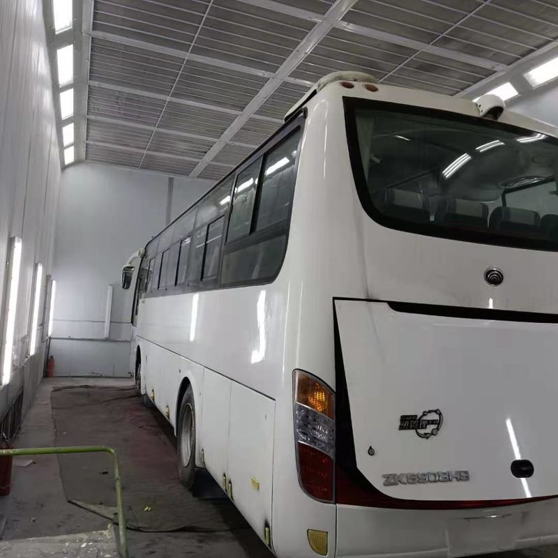 39 আসন ZK6908 ব্যবহৃত YutongBus ব্যবহৃত কোচ বাস 2013 বছরের স্টিয়ারিং LHD ডিজেল ইঞ্জিন