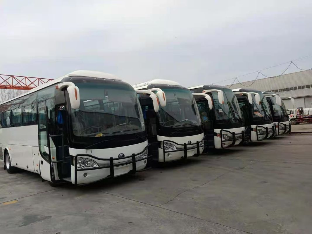 39 আসন ZK6908 ব্যবহৃত YutongBus ব্যবহৃত কোচ বাস 2013 বছরের স্টিয়ারিং LHD ডিজেল ইঞ্জিন