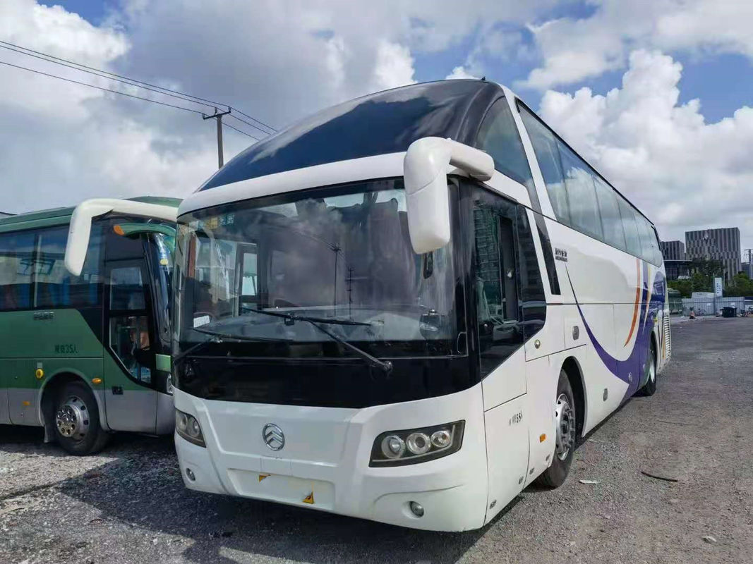 ব্যবহৃত গোল্ডেন ড্রাগন বাস XML6125 ব্যবহৃত ট্যুর বাস 55seats Yuchai রিয়ার ইঞ্জিন 127kw ইউরো IV ডবল দরজা
