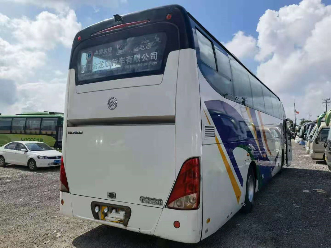 ব্যবহৃত গোল্ডেন ড্রাগন বাস XML6125 ব্যবহৃত ট্যুর বাস 55seats Yuchai রিয়ার ইঞ্জিন 127kw ইউরো IV ডবল দরজা