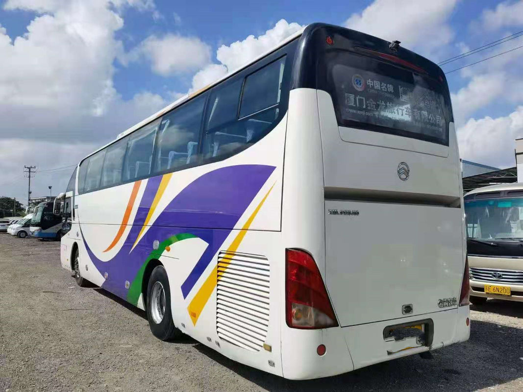 ব্যবহৃত গোল্ডেন ড্রাগন বাস XML6125 ব্যবহৃত ট্যুর বাস 55seats Yuchai রিয়ার ইঞ্জিন 127kw ইউরো IV ডবল দরজা