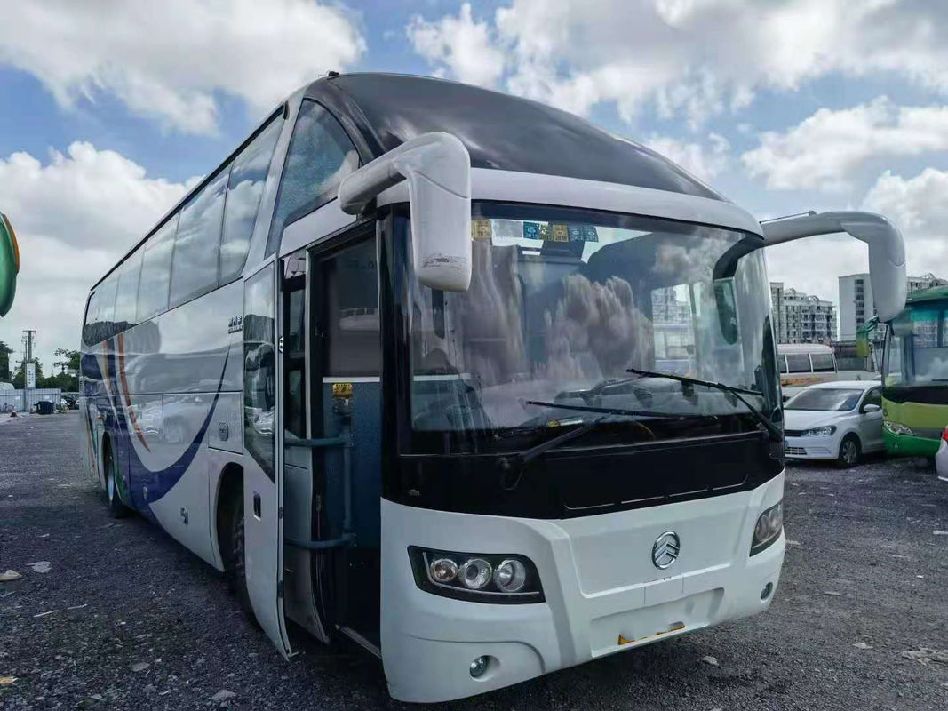 ব্যবহৃত গোল্ডেন ড্রাগন বাস XML6125 ব্যবহৃত ট্যুর বাস 55seats Yuchai রিয়ার ইঞ্জিন 127kw ইউরো IV ডবল দরজা