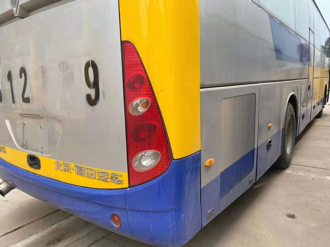 2011 সাল 51 আসন ব্যবহৃত ফোটন বাস BJ6120 ব্যবহৃত কোচ বাস নতুন আসন ডিজেল জ্বালানী এলএইচডি ভাল অবস্থায়
