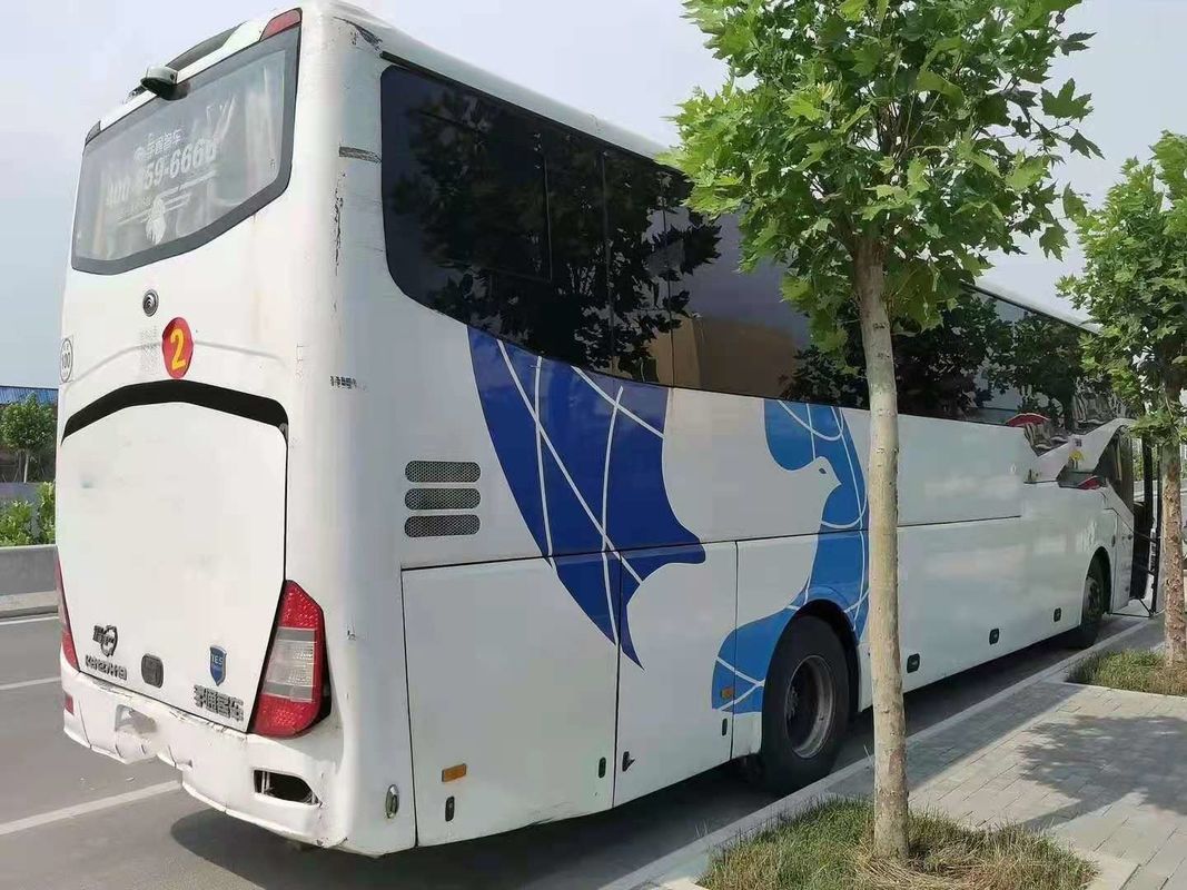 ব্যবহৃত ইউটং বাস 55 আসন উইচাই রিয়ার ইঞ্জিন সেকেন্ড হ্যান্ড বাস ZK6127 সিঙ্গেল ডোর স্টিল চ্যাসিস