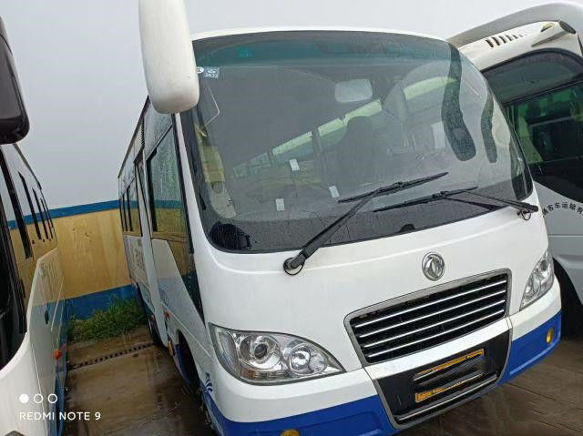 ব্যবহৃত Dongfeng বাস 22 আসন ব্যবহৃত মিনি বাস EQ6660 Weichai ইঞ্জিন 96kw 2020 বছর কম কিলোমিটার ভাল অবস্থা