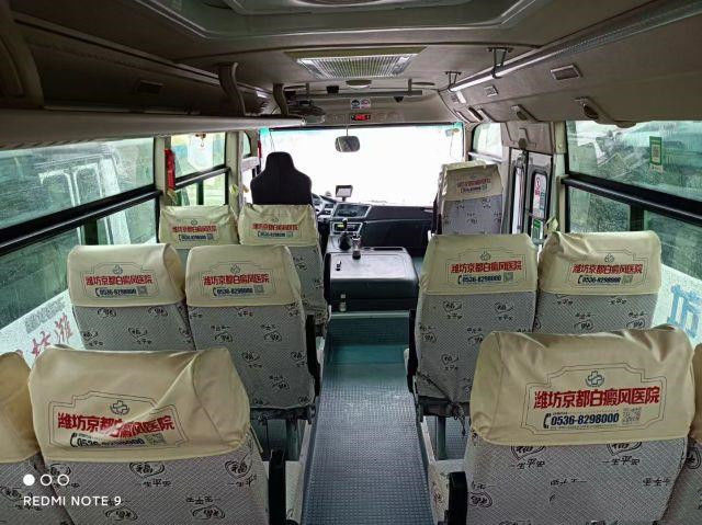ব্যবহৃত Dongfeng বাস 22 আসন ব্যবহৃত মিনি বাস EQ6660 Weichai ইঞ্জিন 96kw 2020 বছর কম কিলোমিটার ভাল অবস্থা