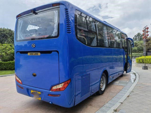 ব্যবহৃত ট্যুর বাস মডেল XMQ6859 ব্র্যান্ড কিংলং 35 আসন কম কিলোমিটার ইউরো III ব্যবহৃত মিনি কোচ
