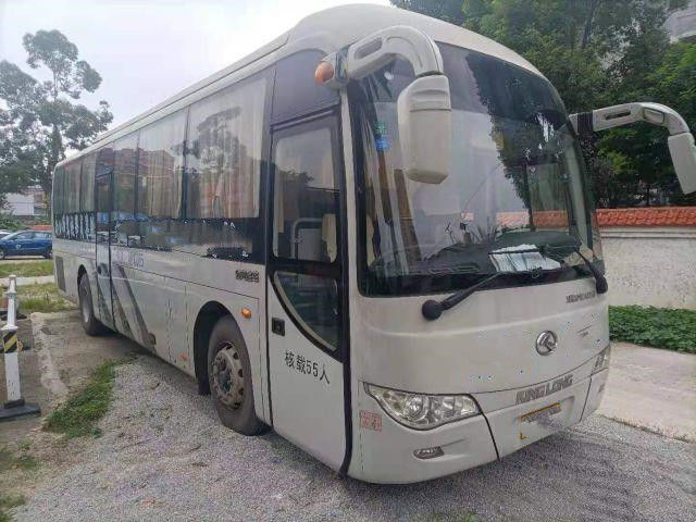 ব্যবহৃত কোচ বাস XMQ6110 Kinglong ব্র্যান্ড 55 আসন Yuchai ইঞ্জিন ডবল দরজা
