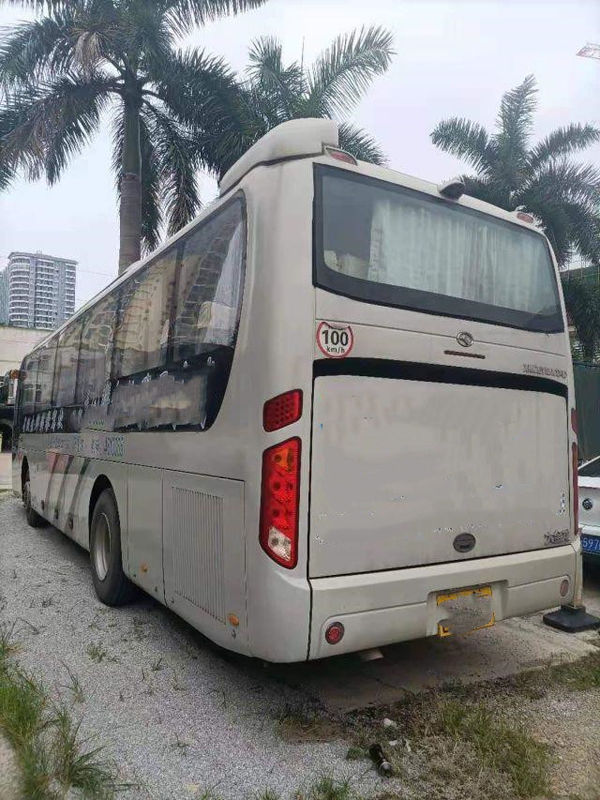 ব্যবহৃত কোচ বাস XMQ6110 Kinglong ব্র্যান্ড 55 আসন Yuchai ইঞ্জিন ডবল দরজা