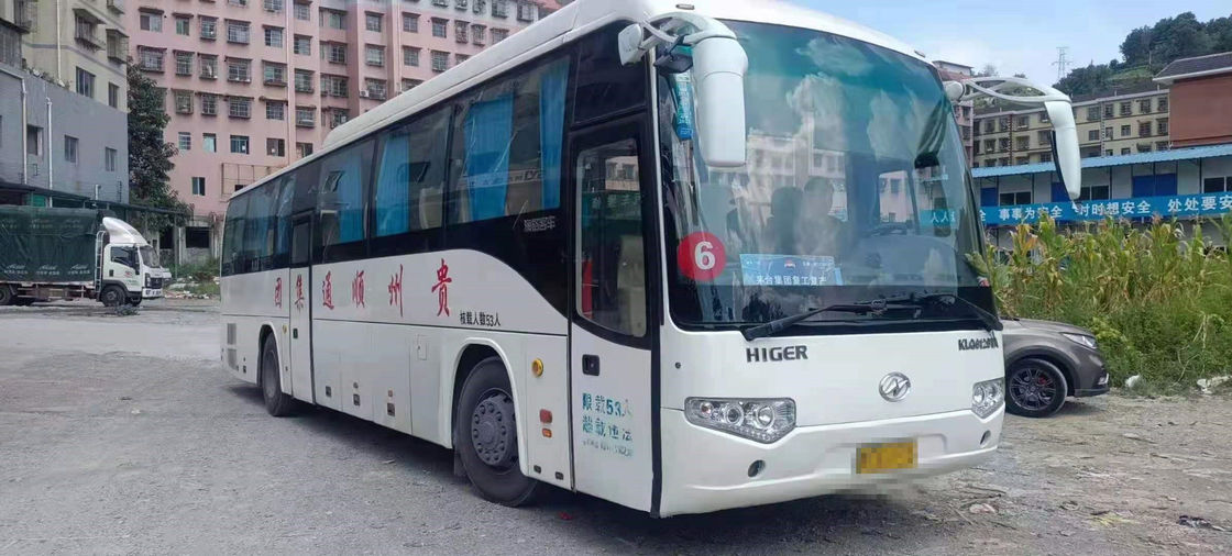 বর্তমান নতুন আগমন ব্যবহৃত হাইগার KLQ6129TA কোচ বাস 53 আসনের ডিজেল ইঞ্জিন ইউচাই ইঞ্জিনের সাথে ব্যবহৃত বাস