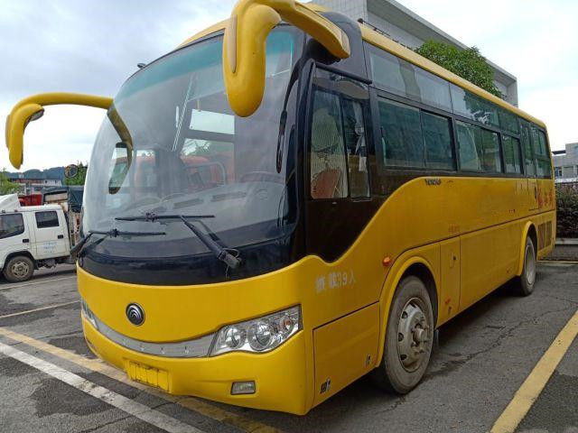 ইউটং 39 আসনের ডিজেল বাস ব্যবহৃত ম্যানুয়াল বাস বাম হাতের ড্রাইভ আফ্রিকার জন্য যাত্রীবাহী বাস ব্যবহৃত