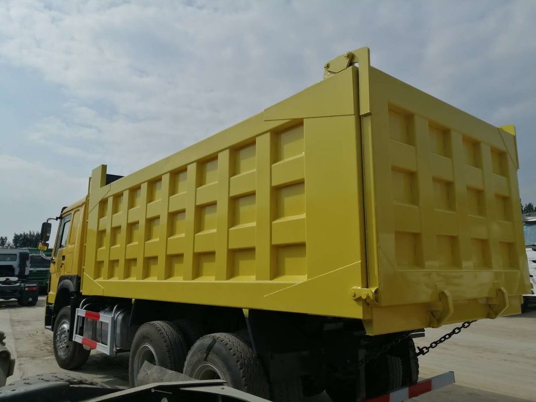 ব্যবহৃত ডাম্প ট্রাক SINOTRUK HOWO ডাম্প ট্রাক 6x4 টিপার ট্রাক ঘানায় বিক্রির জন্য সস্তা ব্যবহৃত ডাম্প ট্রাক