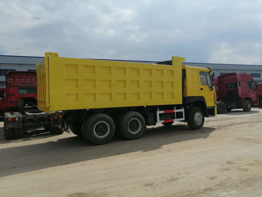 ব্যবহৃত ডাম্প ট্রাক SINOTRUK HOWO ডাম্প ট্রাক 6x4 টিপার ট্রাক ঘানায় বিক্রির জন্য সস্তা ব্যবহৃত ডাম্প ট্রাক