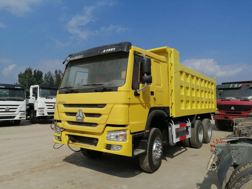 ব্যবহৃত ডাম্প ট্রাক SINOTRUK HOWO ডাম্প ট্রাক 6x4 টিপার ট্রাক ঘানায় বিক্রির জন্য সস্তা ব্যবহৃত ডাম্প ট্রাক