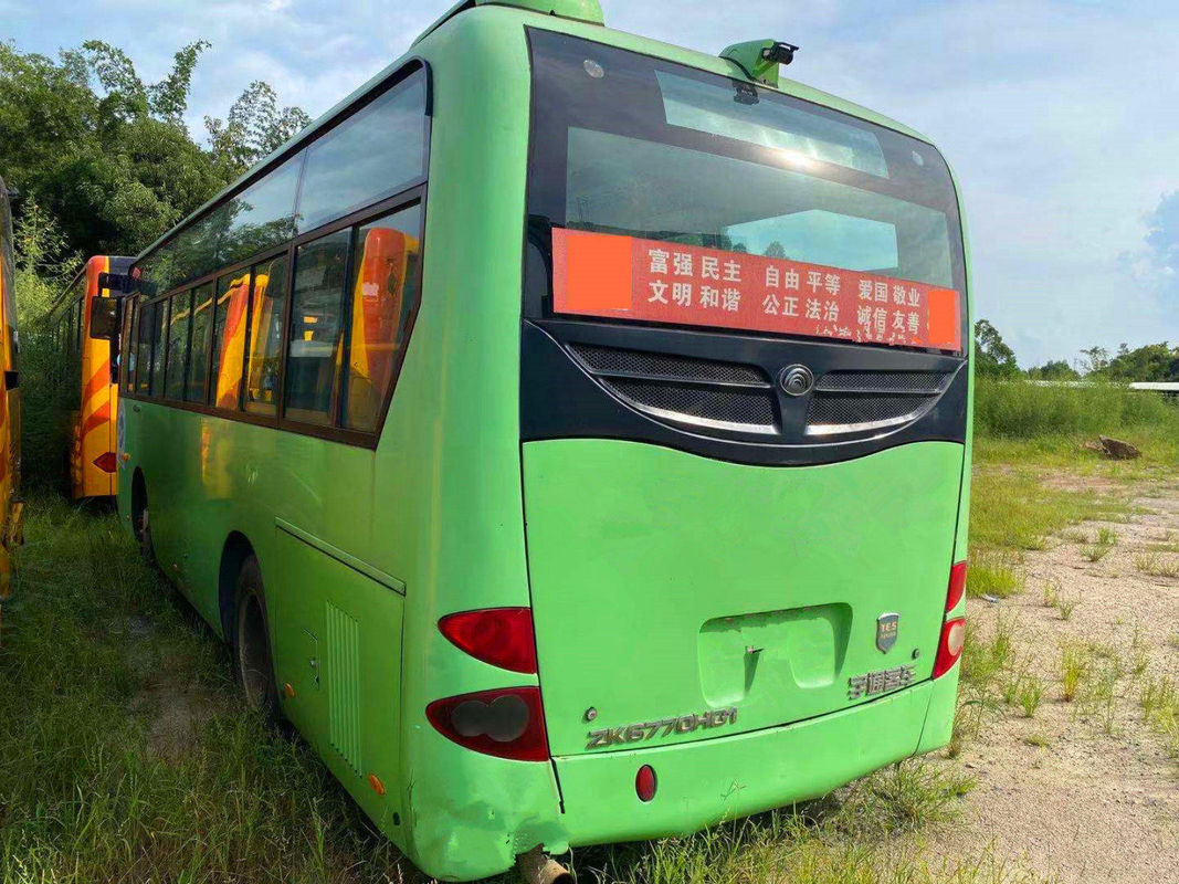 Yutong ZK6770 Luxury 20 Seats Used Second Hand Yuchai 140kw Diesel Fuel Tourist Coach Bus