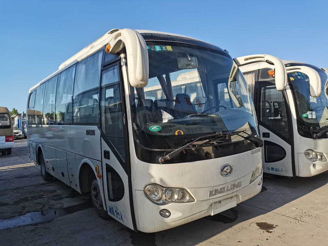 কিংলং ব্র্যান্ড 30-39 আসন XMQ6771 বিক্রয়ের জন্য ব্যবহৃত শাটল সিটি প্যাসেজার কোচ বাস