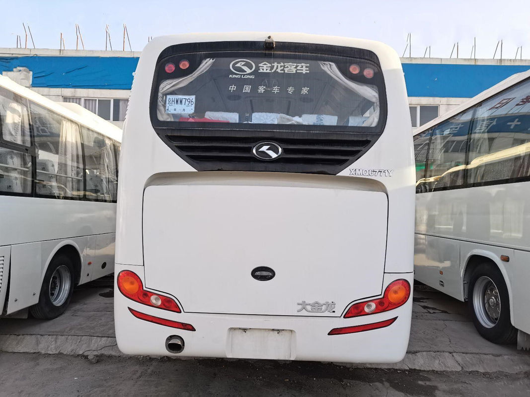 কিংলং ব্র্যান্ড 30-39 আসন XMQ6771 বিক্রয়ের জন্য ব্যবহৃত শাটল সিটি প্যাসেজার কোচ বাস
