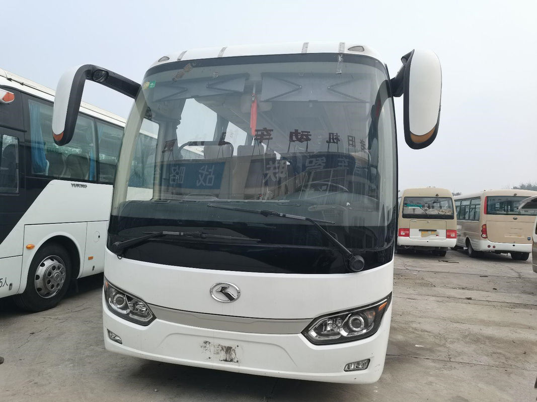 কিংলং ব্যবহৃত বাস XMQ6908 39 আসনের সেকেন্ড হ্যান্ড স্কুল/সিটি বাস এয়ার ব্যাগ সাসপেনশন