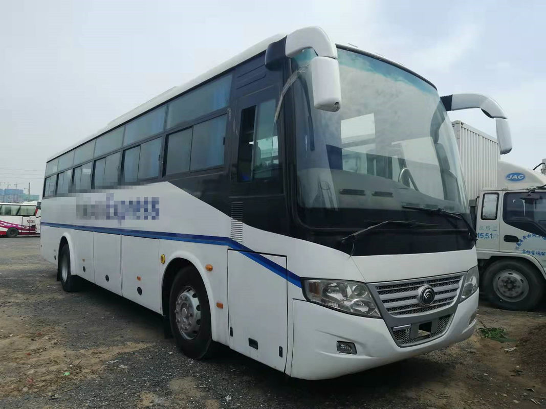54 আসন 2014 বছর ব্যবহৃত বাস সামনের ইঞ্জিন RHD ড্রাইভার স্টিয়ারিং ব্যবহৃত Yutong বাস ZK6112D কোন দুর্ঘটনা নেই