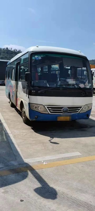 2014 সাল 28 আসনের ব্যবহৃত বাস ব্যবহৃত ইউটং ZK6729 ডিজেল ইঞ্জিন সহ কোচ বাস পর্যটনের জন্য