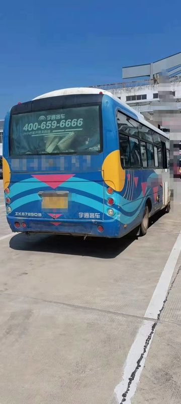 2014 সাল 28 আসনের ব্যবহৃত বাস ব্যবহৃত ইউটং ZK6729 ডিজেল ইঞ্জিন সহ কোচ বাস পর্যটনের জন্য