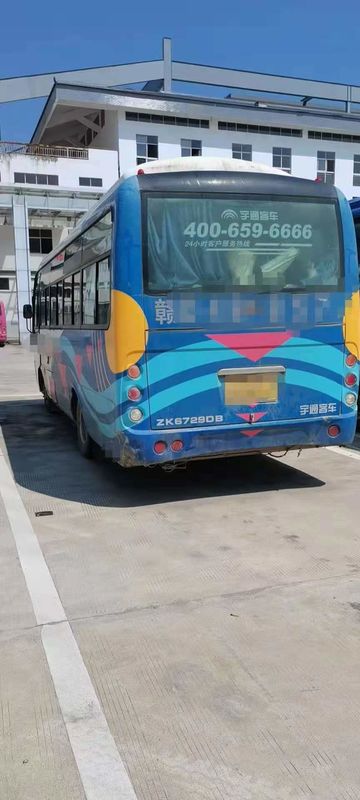2014 সাল 28 আসনের ব্যবহৃত বাস ব্যবহৃত ইউটং ZK6729 ডিজেল ইঞ্জিন সহ কোচ বাস পর্যটনের জন্য