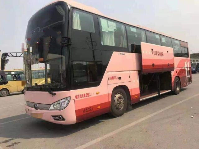 Yutong 39 আসন ব্যবহৃত বাস 2019 বছর ইউরো IV ব্যবহৃত কোচ বাস ZK6118 Weichai রিয়ার ইঞ্জিন 336kw