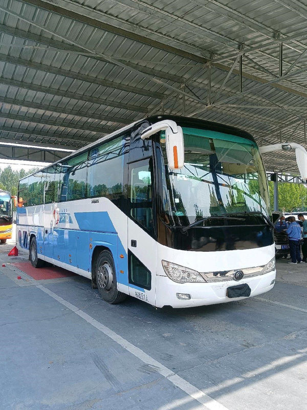 2015 বছর 51 আসন ডবল দরজা Zk6119 ব্যবহার করা Yutong বাস নতুন আসন 40000km মাইলেজ সহ