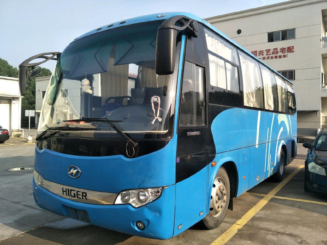 37 আসন 2014 বছর ব্যবহৃত হাইগার KLQ6896 বাস ব্যবহৃত কোচ বাস LHD স্টিয়ারিং ডিজেল ইঞ্জিন কোন দুর্ঘটনা