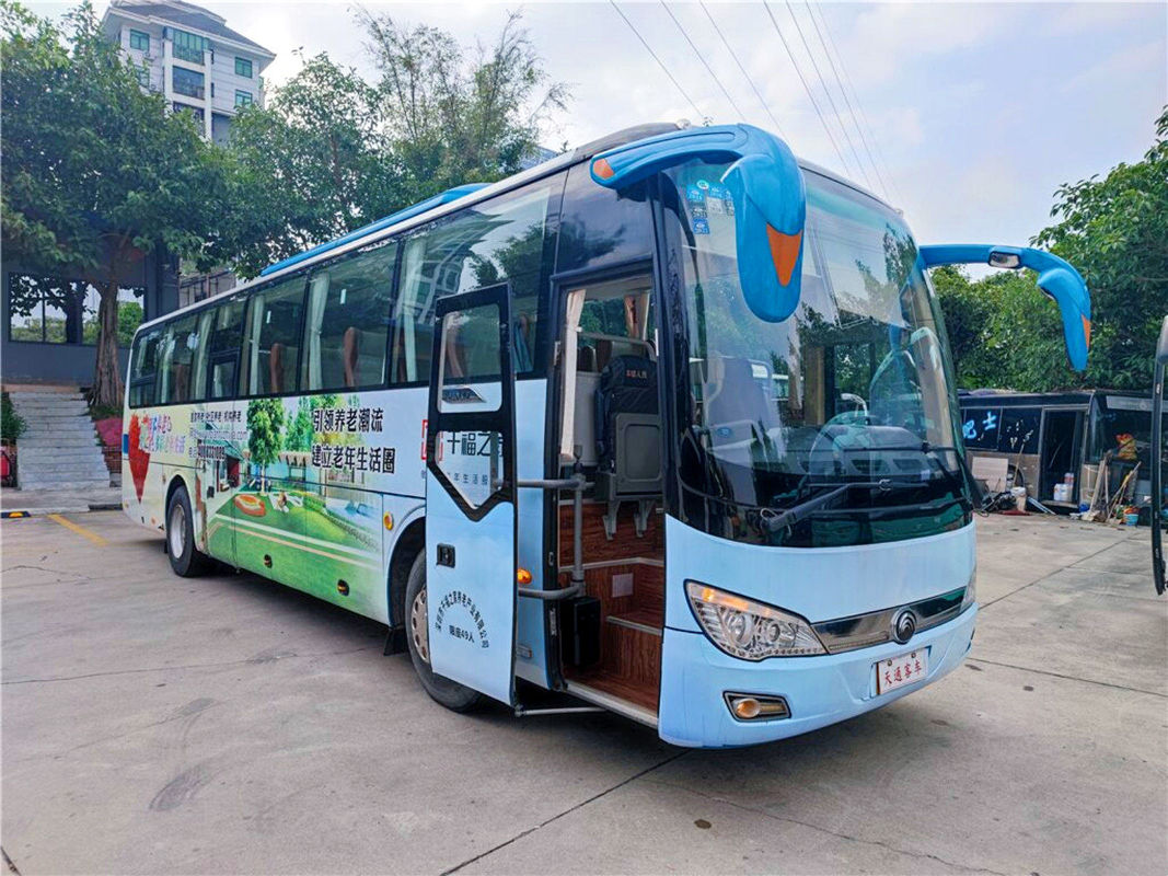 ডাবল ডেকার বাস Yutong ব্র্যান্ড ZK6116 দাম Yutong বাস 49 আসন ব্যবহৃত Toyota Hiace বাস Weichai ইঞ্জিন 400kw ডাবল ডোর
