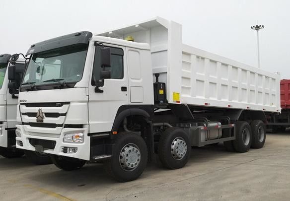 খনির পরিবহনের জন্য একেবারে নতুন HOWO 8x4 371HP 25CBM ডাম্প ট্রাক