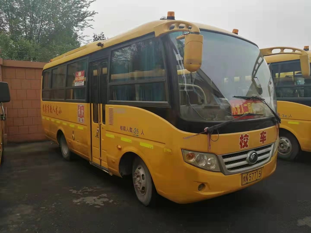 2014 সাল 26 টি আসন ব্যবহৃত মিনি বাস ইউটং সামনের ইঞ্জিন সহ ব্যবহৃত স্কুল বাস