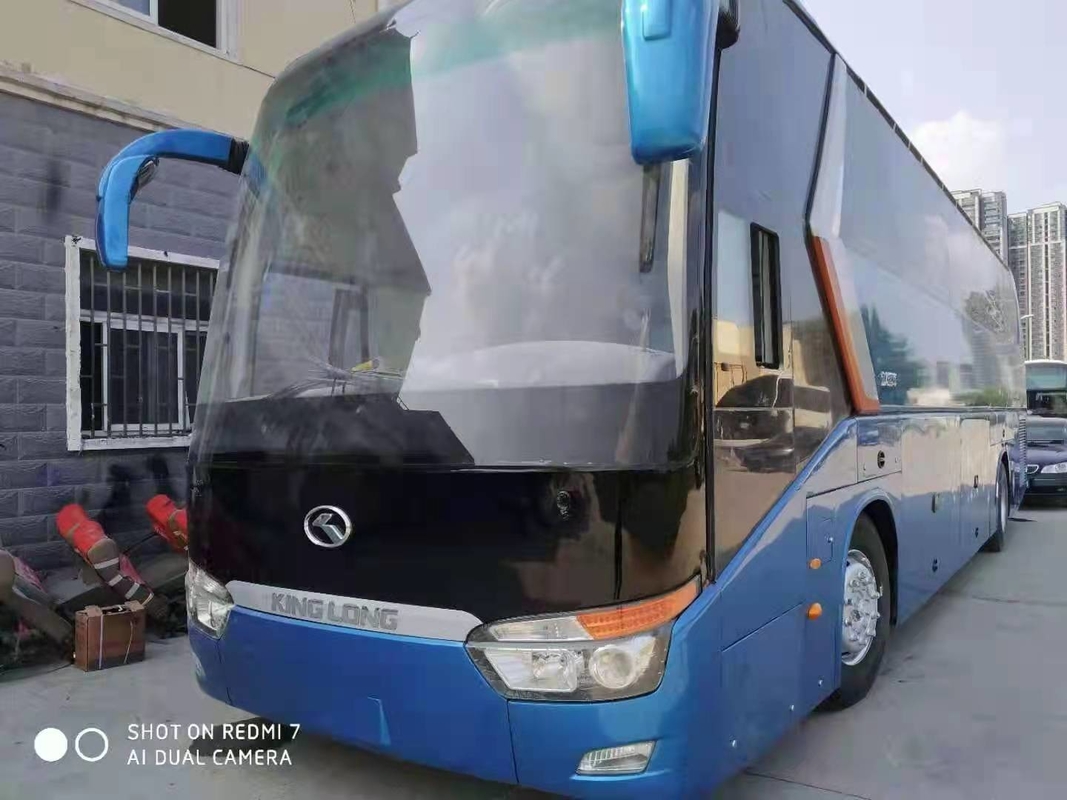 2014 সালের 55 আসন ব্যবহৃত Kinglong বাস XMQ6129 ব্যবহৃত কোচ বাস এয়ার কন্ডিশনার ডিজেল ইঞ্জিন