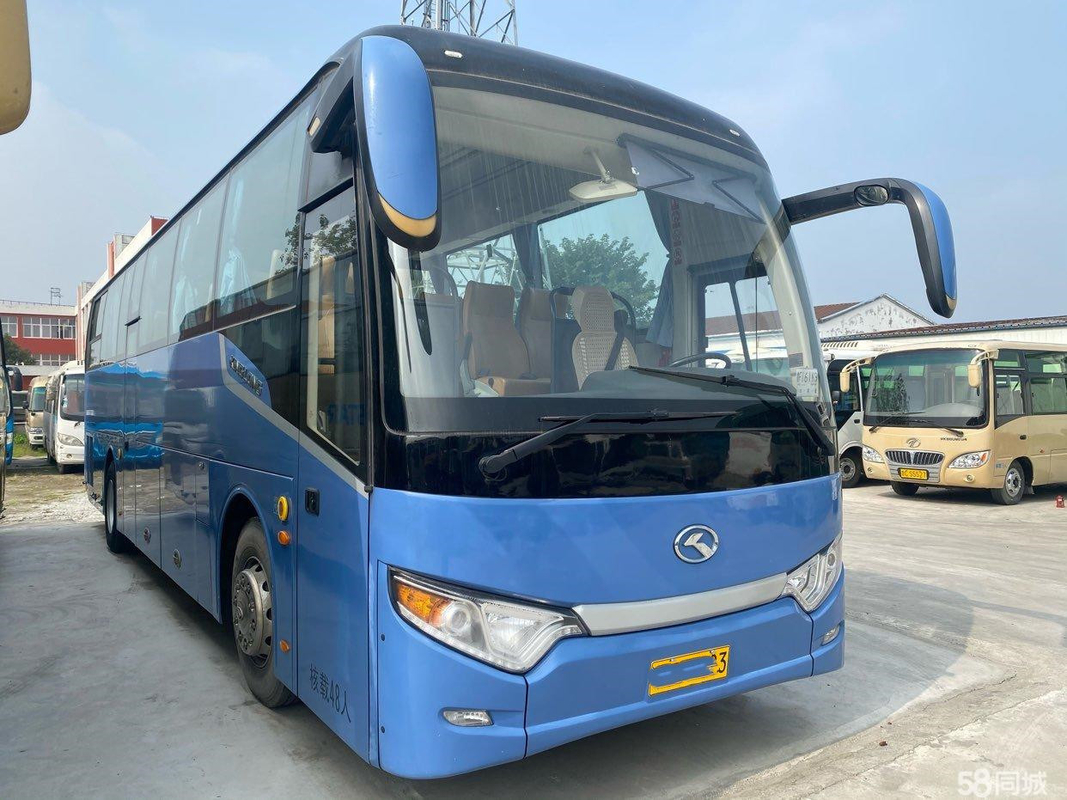 কিং লং বাস কোচ XMQ6112 টয়োটা কোস্টার মিনি বাস 49 আসনের বাম হাতের ড্রাইভ বাস