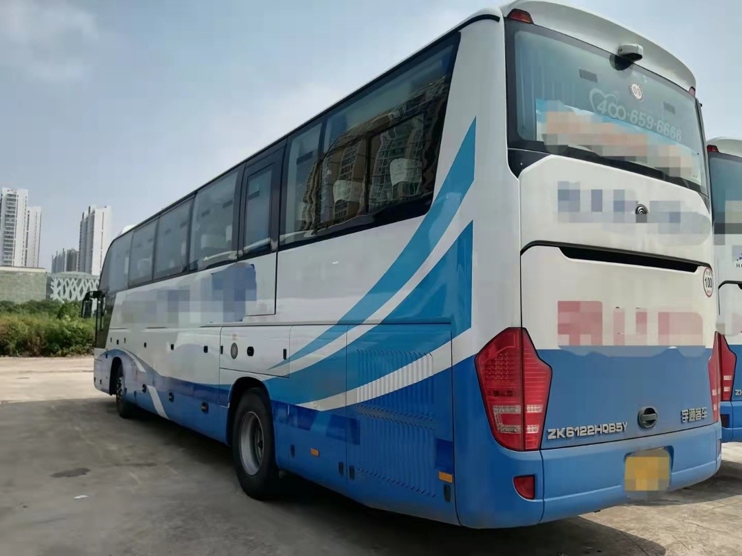 ব্যবহৃত ইউটং বাস কোচ ZK6122 ইলেকট্রিক স্কুল বাস 50 আসনের বাস ডি ট্রান্সপোর্ট পাবলিক