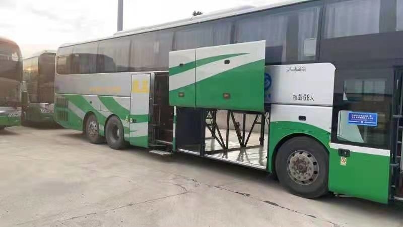2017 সালের 68টি আসন ব্যবহৃত ইউটং বাস Zk6146 ব্যবহৃত কোচ বাস 14মি বাস ভাল অবস্থায়
