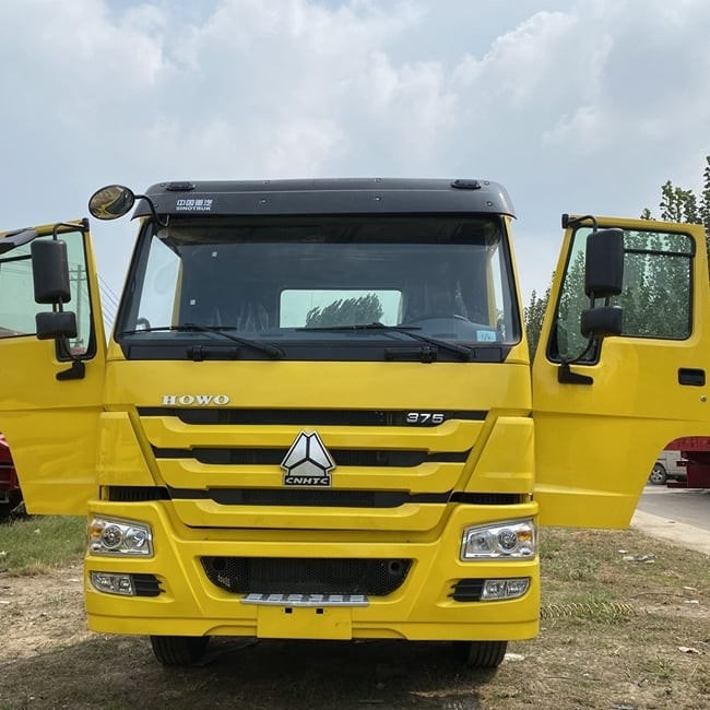 ব্যবহৃত HOWO 375hp ট্রাক্টর ট্রাক 6*4 সেকেন্ড হ্যান্ড হাউ ট্র্যাক্টর হেড ভাল অবস্থায়