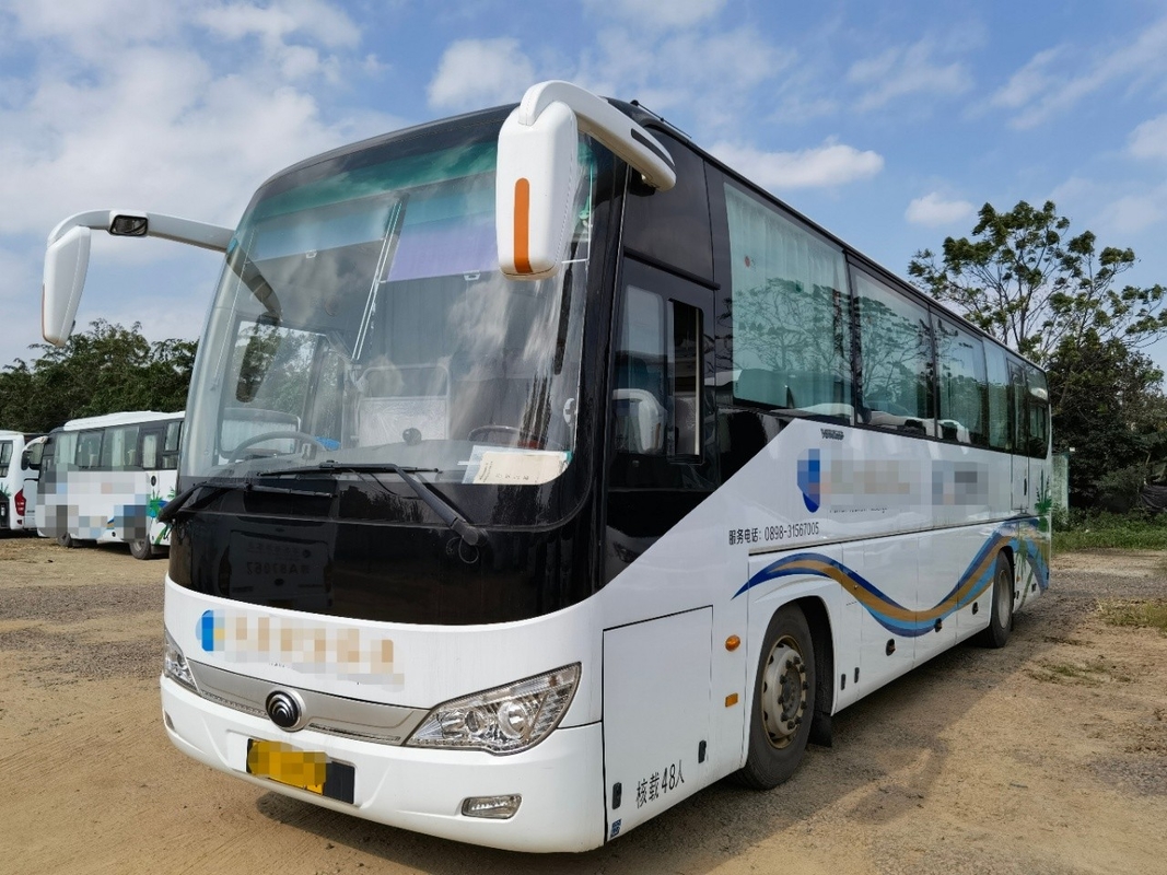 2019 সালের 48 আসনের Zk6119 নতুন সিট 40000km মাইলেজ সহ ইউটং বাস ব্যবহৃত ট্যুর বাস কোচ লাক্সারি
