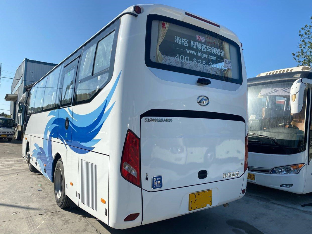 KLQ6882 ব্যবহৃত লং ট্রিপ কোচ বাস 50 আসনের RHD ব্যবহৃত ইউটং বাসের সামনের ইঞ্জিন