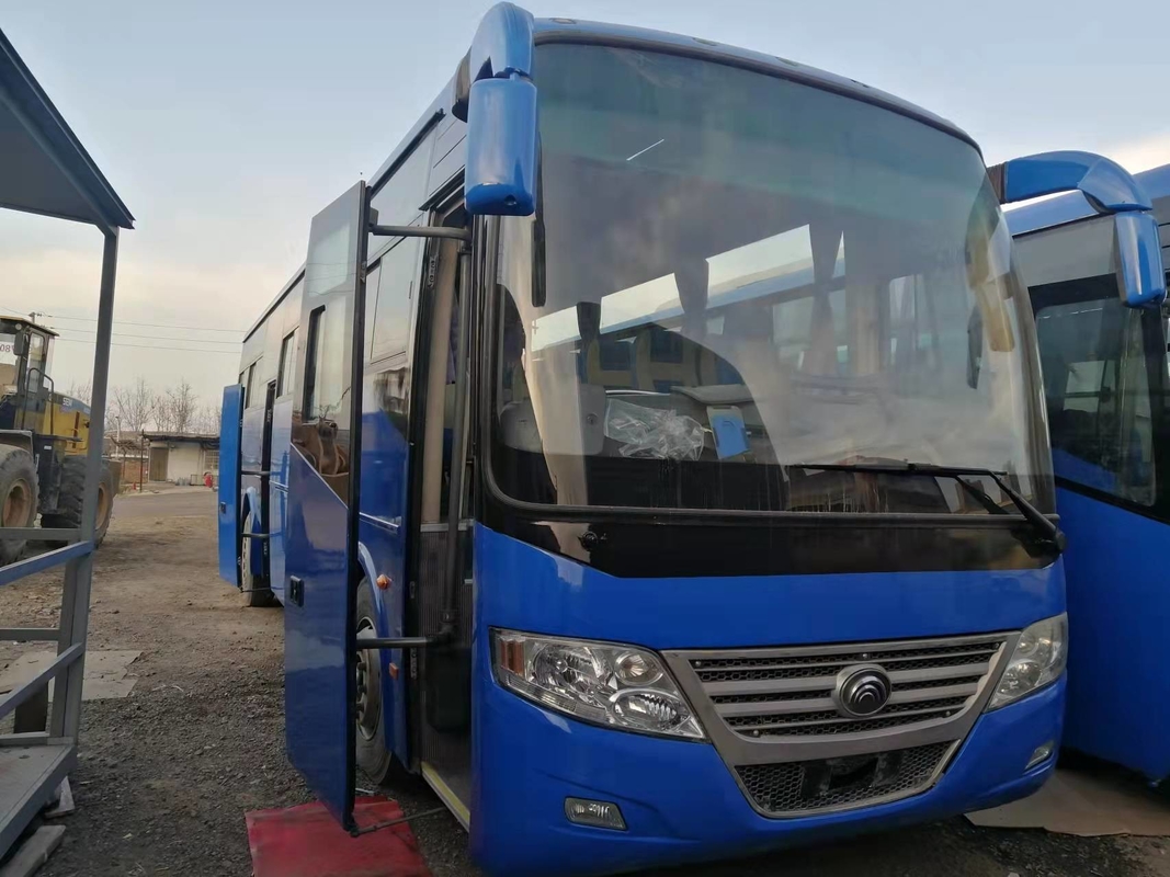 52 আসন 2014 বছর ব্যবহৃত Yutong বাস ZK6112D সামনের ইঞ্জিন RHD ড্রাইভার স্টিয়ারিং ব্যবহৃত কোচ বাস