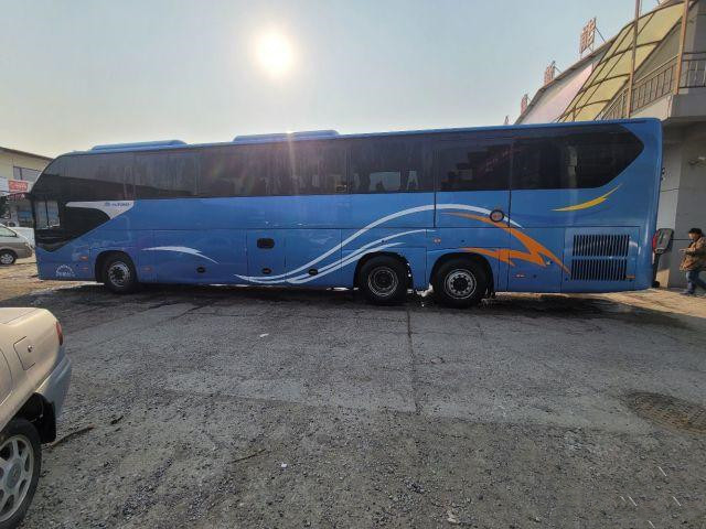 বাস ডাবল ডেকার Zk6148 Youtong বাস বিলাসবহুল কোচ 56 আসনের Yutong বাস এয়ারব্যাগ EURO V