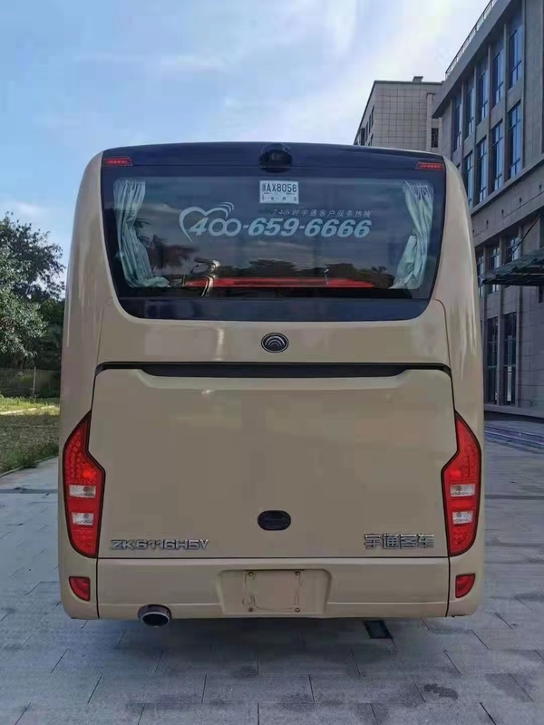 বাস Yutong ব্যবহৃত ZK6116 যাত্রীবাহী বাস 50 আসন পর্যটক বাস Yuchai ইঞ্জিন ডবল দরজা