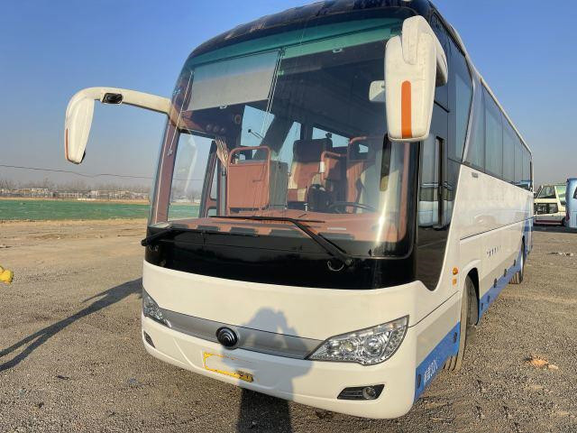 2 অক্ষ ব্যবহৃত প্যাসেঞ্জার ইউটং বাস বিলাসবহুল 33 আসনের ইঞ্জিন ডাবল ডোর এয়ারব্যাগ