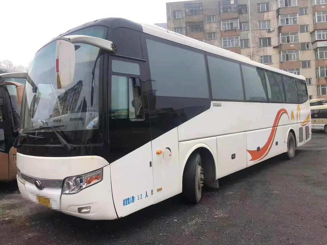 ব্যবহৃত ইউটং ZK6127 যাত্রীবাহী কোচ বাস 206kw 100km/H রিয়ার ইঞ্জিন বাম হাতের ড্রাইভ