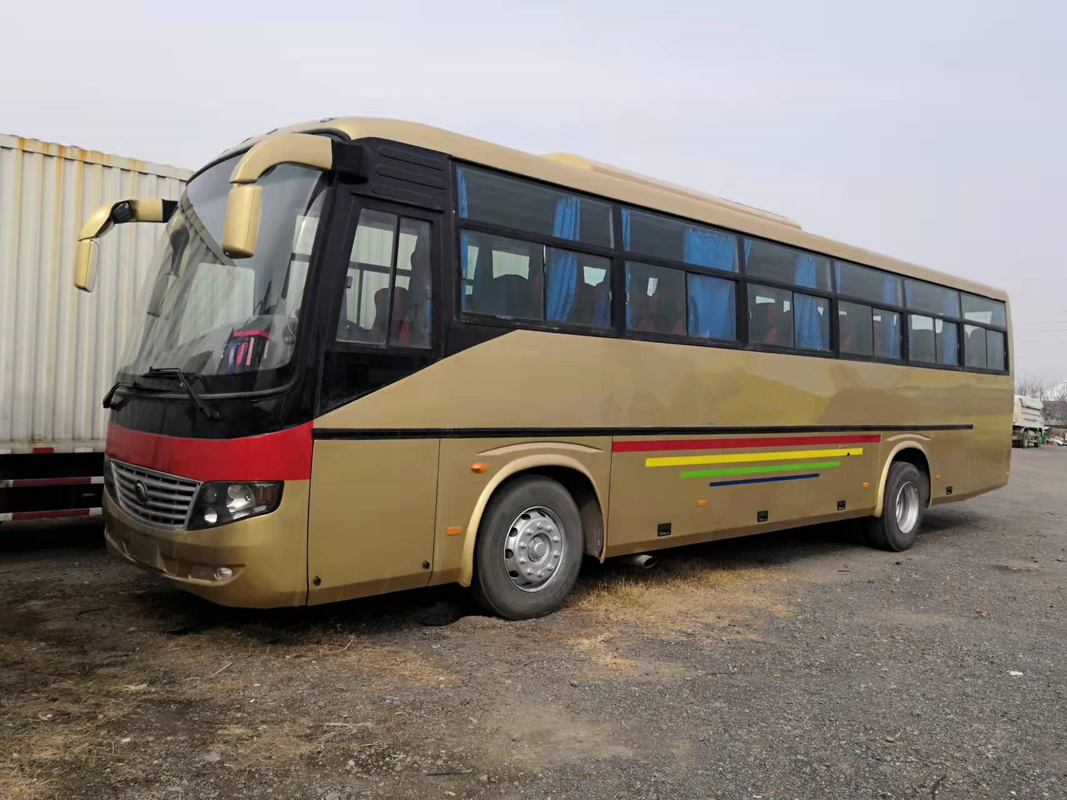 Yutong বাস 53 সিটার ব্যবহার করা ZK6116D বাস সেকেন্ড হ্যান্ড কোচ বাস ডিজেল সামনের ইঞ্জিন