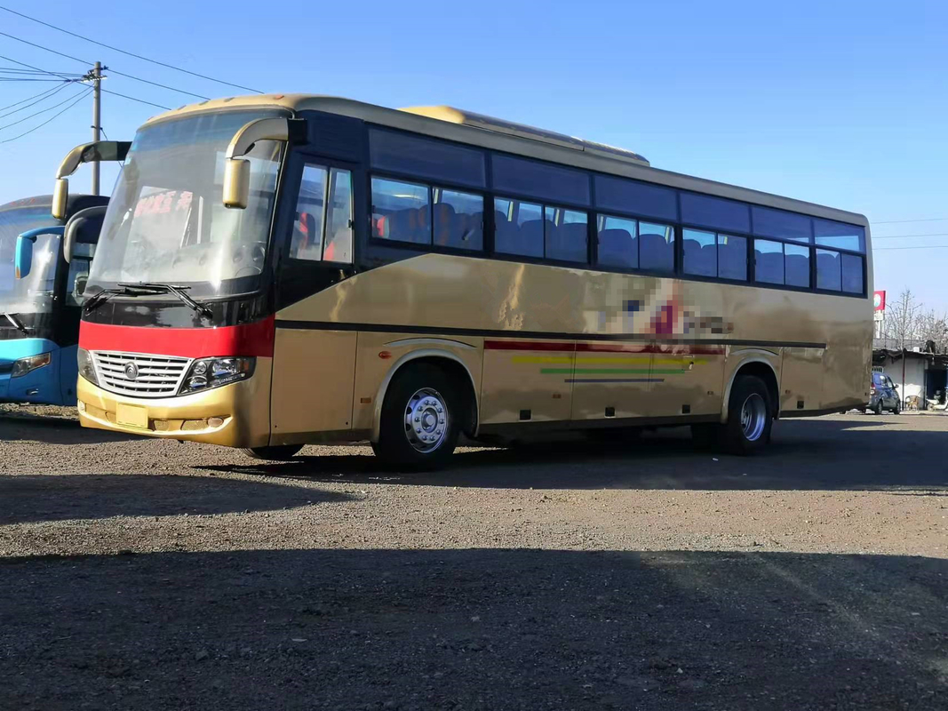 Yutong বাস 53 সিটার ব্যবহার করা ZK6116D বাস সেকেন্ড হ্যান্ড কোচ বাস ডিজেল সামনের ইঞ্জিন