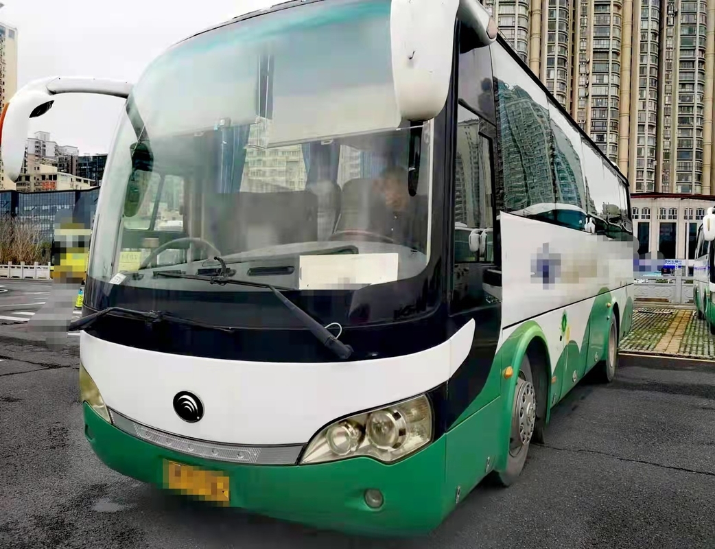 ZK6908 সাইটসিয়িং বাস ইউটং মিনি বাস 35 আসনের বাম হাতের ড্রাইভ কোস্টার বাস ইউচাই ইঞ্জিন