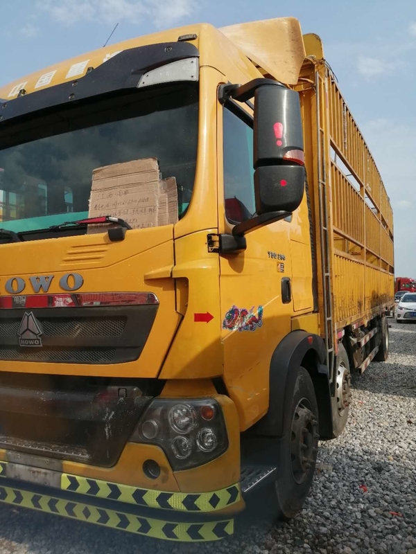 280HP একক সারি ব্যবহৃত কার্গো ডাম্প ট্রাক 6*2 T5G সেকেন্ড হ্যান্ড লাইট ট্রাক