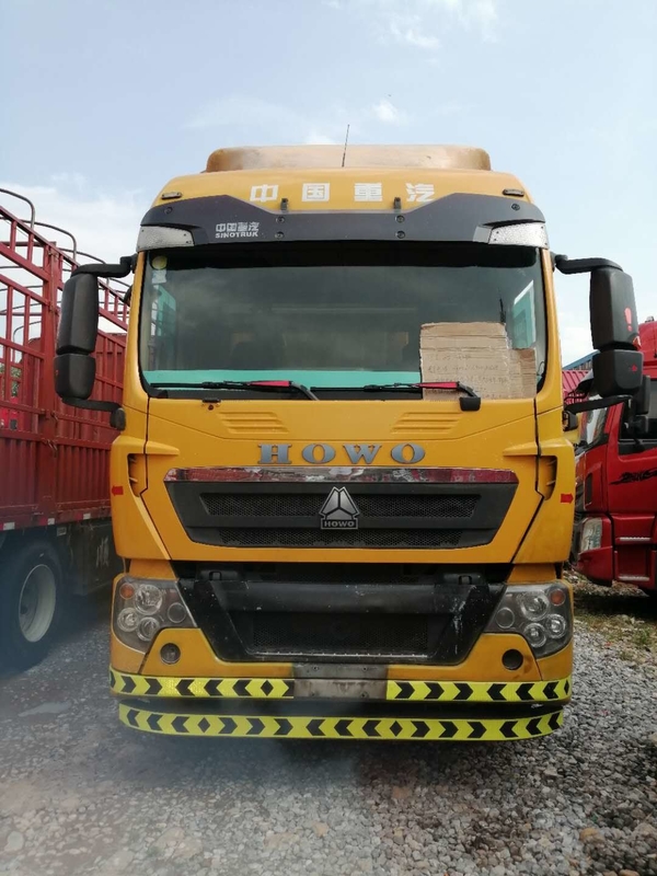 280HP একক সারি ব্যবহৃত কার্গো ডাম্প ট্রাক 6*2 T5G সেকেন্ড হ্যান্ড লাইট ট্রাক